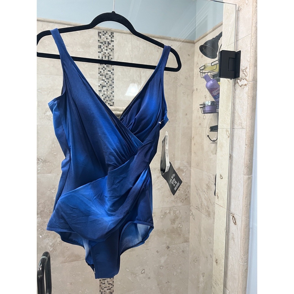 Miraclesuit Must Haves Oceanus One Piece Swimsuit Lagoon Blue Ombre 16 57388